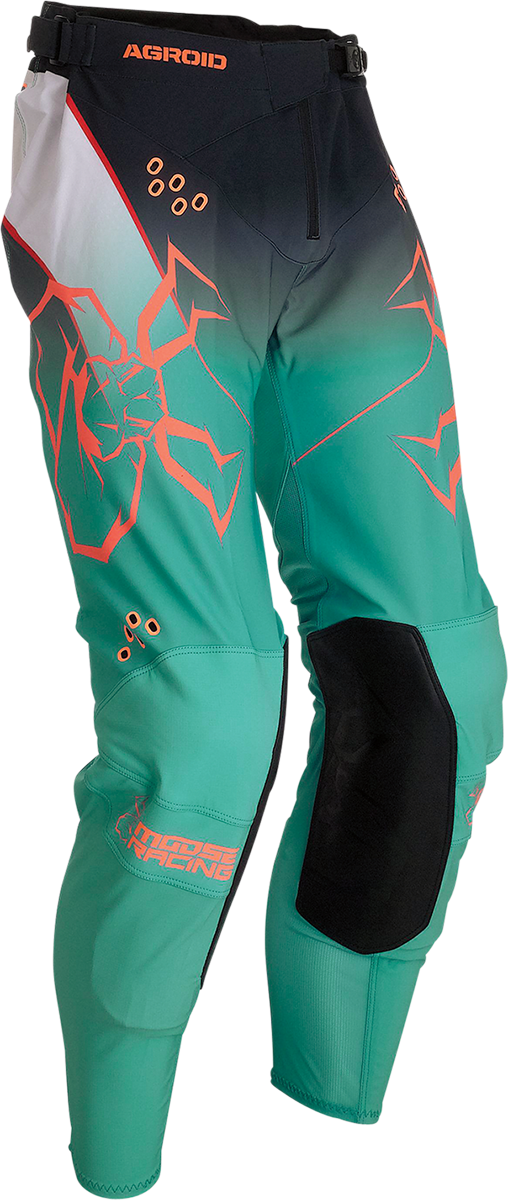Pantalones Agroid MOOSE RACING - Verde azulado/Negro - 34 2901-10083