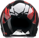 Casco de motocicleta Z1R Warrant - Panthera - Negro/Rojo - XS 0101-15205 