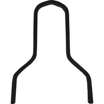 DRAG SPECIALTIES Respaldo cuadrado - Corto - Negro - 11" de ancho 1501-0779 