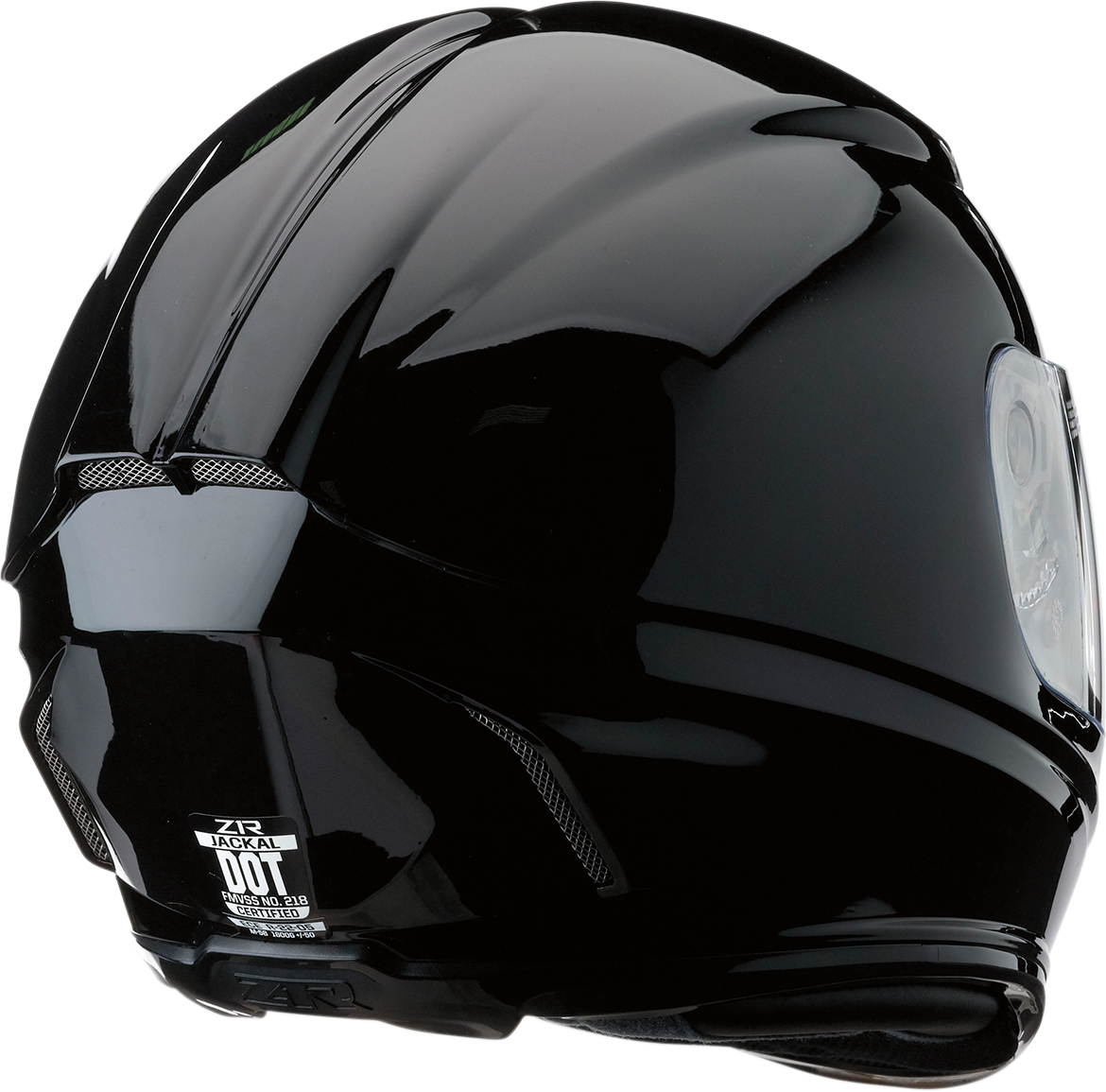 Casco de motocicleta Z1R Jackal - Negro - Talla grande 0101-10794 