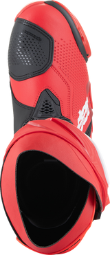 Botas ALPINESTARS Supertech R - Rojas - Talla 9 EE. UU. / 43 UE 2220021-3029-43