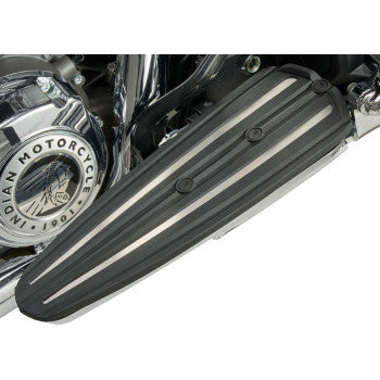 Insertos de suelo Charles Chapa de CIRO RydeCulture™ - Negro con detalles de acero inoxidable - Indian 6R004 