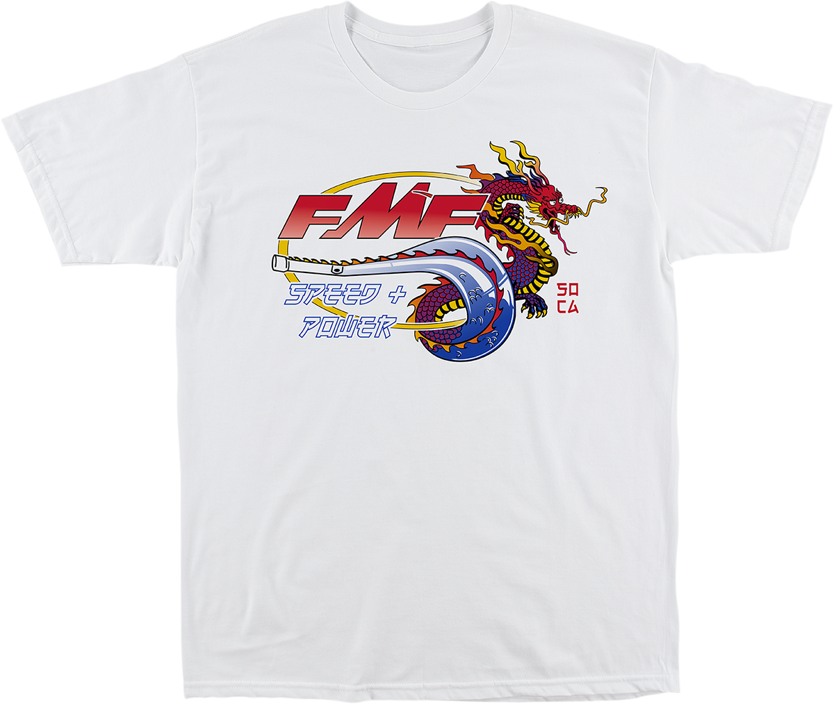 Camiseta FMF Fire Starter - Blanca - Talla pequeña FA21118901WHSM 3030-21257