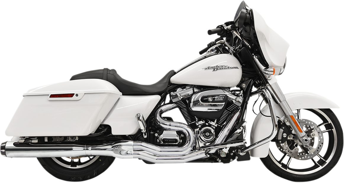 Bassani Road Rage 2-Into-1 Exhaust For Harley Davidson Touring 2017-2026 1F58R