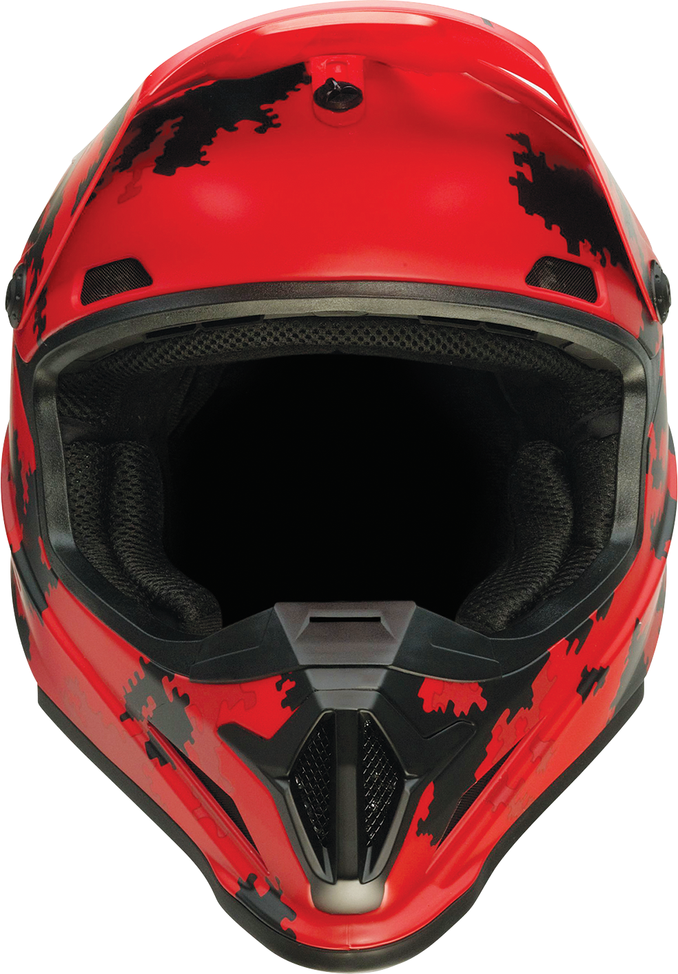 Casco de motocicleta Z1R Rise - Camuflaje digital - Rojo - Grande 0110-7283 