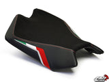 Funda de asiento delantero Luimoto, edición Team Italia para Aprilia RSV4 2009-2020