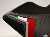 Funda de asiento delantero Luimoto, edición Team Italia para Aprilia RSV4 2009-2020