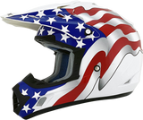 Casco de moto AFX FX-17 - Bandera - Blanco - XL 0110-2378