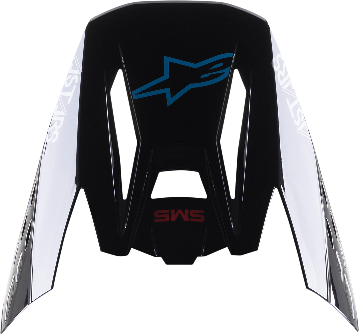 Visera ALPINESTARS SM5 - Bond - Negro/Rojo/Cian 8983422-1281
