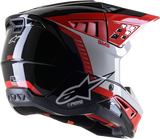 Casco de motocicleta ALPINESTARS SM5 - Beam - Negro/Gris/Rojo - XL 8303722-1313-XL