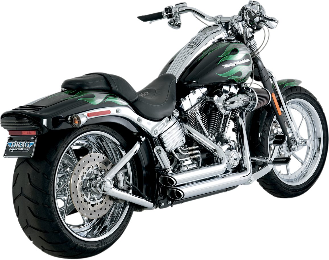 VANCE & HINES Shortshots Staggered Exhaust System Harley Softail