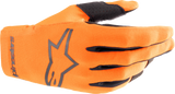 Guantes ALPINESTARS Radar para jóvenes - Naranja intenso/Negro - Pequeños 3541824-411-S
