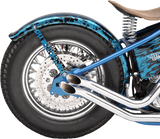 Guardabarros trasero liso DRAG SPECIALTIES - sin soporte para luz trasera/intermitente - Acero 72522R 