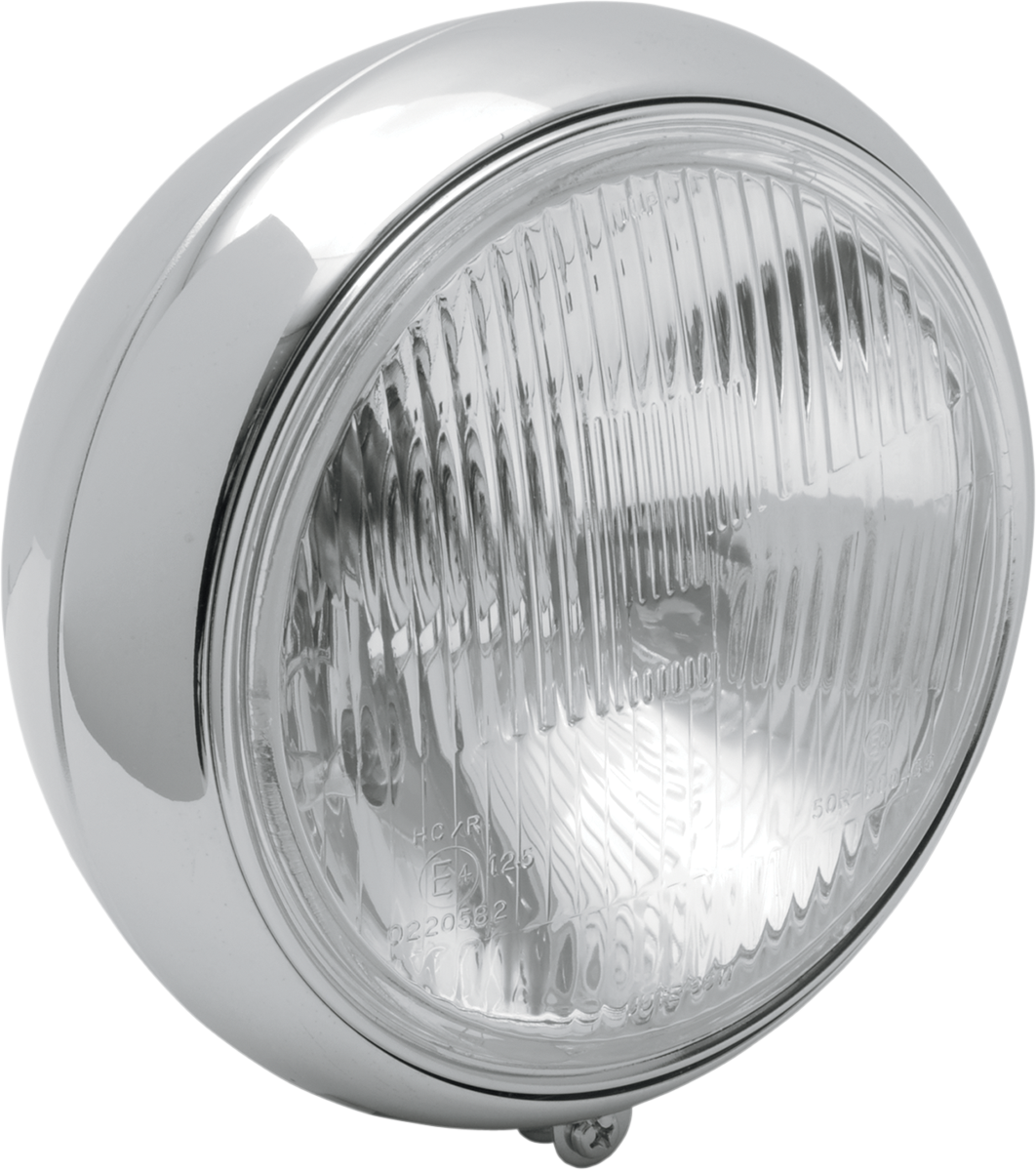 Faro delantero liso de 7" de DRAG SPECIALTIES - FLST - Cromado L20-6084E