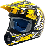 AFX FX-17 Motorcycle Helmet - Butterfly - Matte Yellow - XL 0110-7135