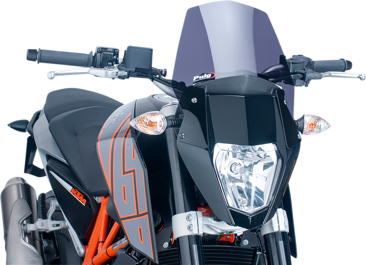 Cúpula PUIG HI-TECH PARTS Nueva Generación - Ahumado Oscuro - KTM 690 6009F 