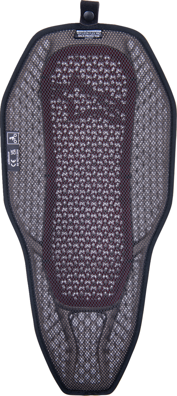 Protector de espalda completo ALPINESTARS Nucleon Flex Proi - Transparente ahumado/rojo - Pequeño 6526323-003-S