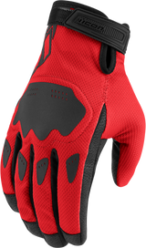 Guantes ICON Hooligan™ CE - Rojo - 3XL 3301-4389