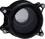 Filtro de aire VANCE &amp; HINES VO2 Insight - M8 - Negro arrugado Softail / Glide 2017-2024 41077 