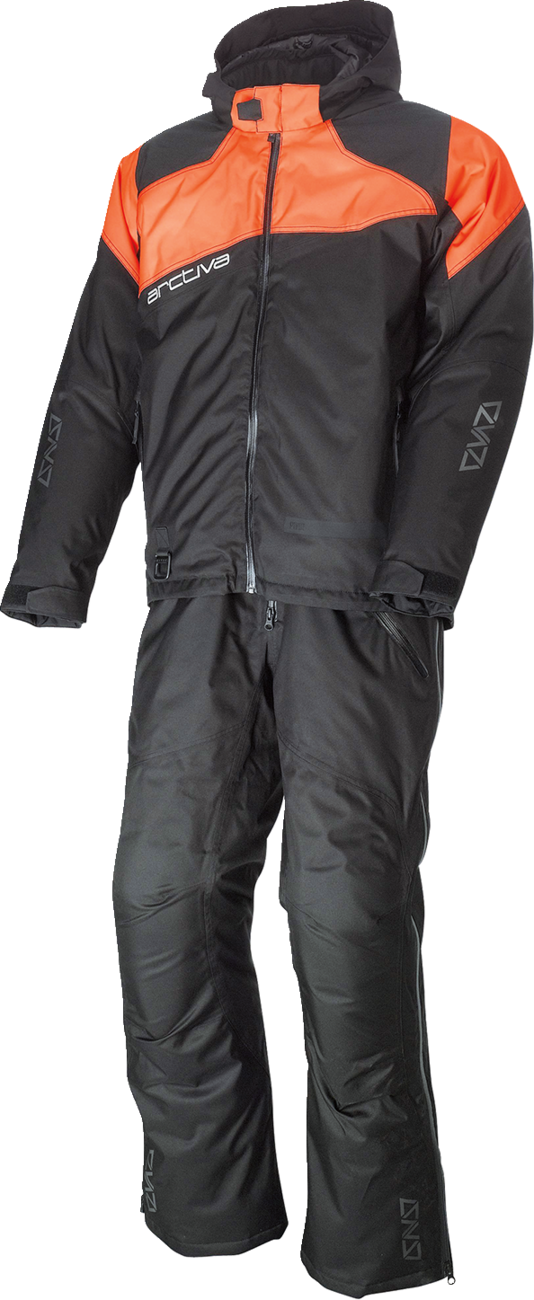 Chaqueta con capucha ARCTIVA Pivot 5 - Negro/Naranja - Talla M 3120-2081