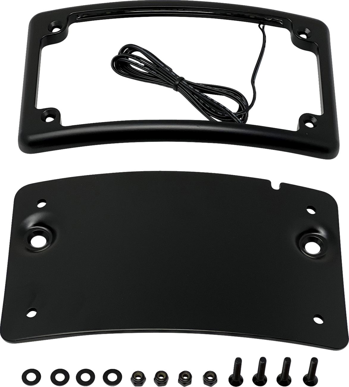 Kit de matrícula KODLIN MOTORCYCLE - Universal - Negro KUS20200 2030-2162 