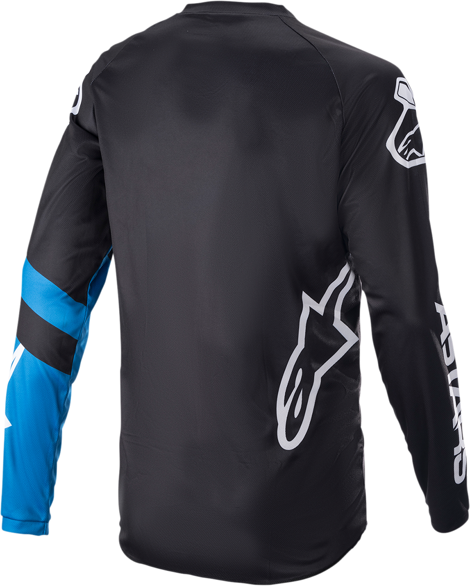 Maillot de manga larga ALPINESTARS Racer V3 - Negro/Azul Brillante - 2XL 1762822-1078-2X