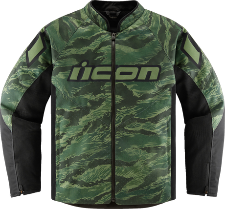 ICON Hooligan CE Tiger's Blood Jacket - Green - Small 2820-6152