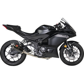 AKRAPOVIC Racing Line Exhaust System - Carbon Fiber - Yamaha R3