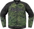 ICON Overlord3 Mesh™ Camo Jacket - Green - 2XL 2820-6710
