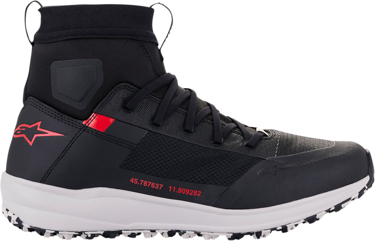 Zapatillas ALPINESTARS Speedforce - Negro/Blanco/Rojo - Talla 7.5 (EE. UU.) 2654321-123-7.5