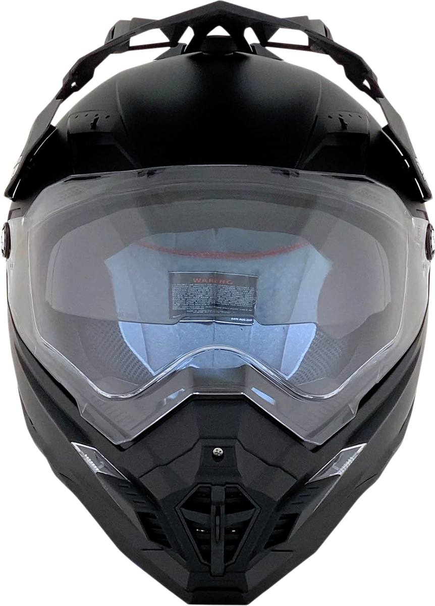 Casco de moto AFX FX-41DS - Negro mate - XS 0110-3736