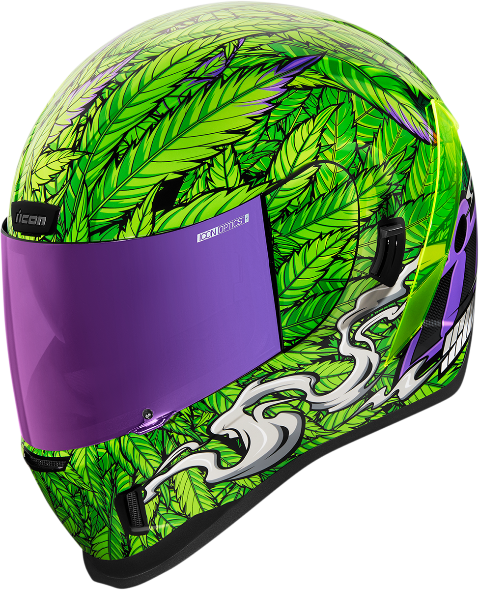 green icon motorcycle helmet ICON Airform™ Motorcycle Helmet - Ritemind Glow™ - Green