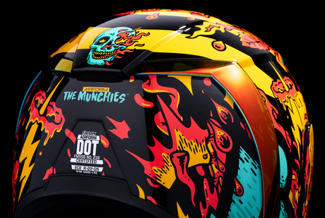 ICON Airform™ Motorcycle Helmet - Munchies - MIPS® - Blue - Medium 10116969