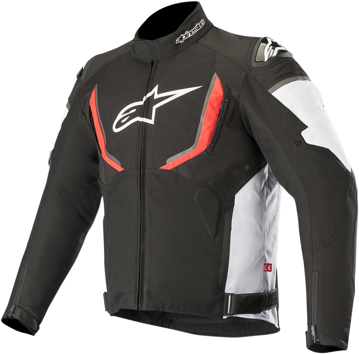 Chaqueta ALPINESTARS T-GP R v2 - Negro/Blanco/Rojo - Talla L 3205619-123-L