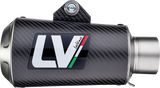 Silenciador deslizante LEOVINCE LV-10 - Fibra de carbono 15242C