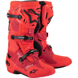 Botas ALPINESTARS Tech 10 Ember LE - Rojo/Negro - Talla 8 de EE. UU. 2010020-3034-8