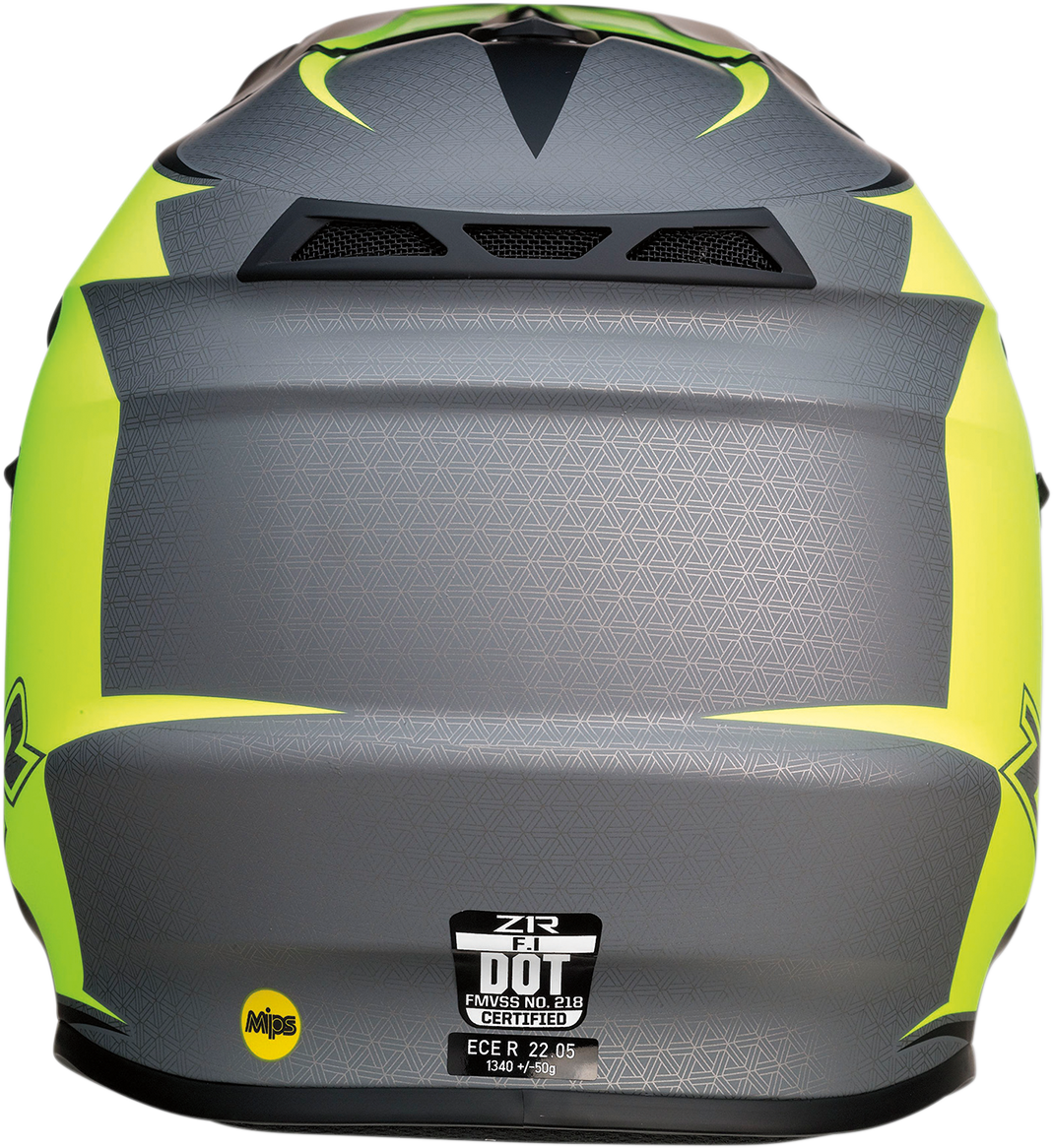 Casco de moto Z1R FI - MIPS - Hysteria - Amarillo/Gris de alta visibilidad - XL 0110-6443 