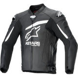 Chaqueta de cuero ALPINESTARS GP Plus R v4 Airflow - Negro/Blanco - Talla 38 EE. UU. / 48 UE 3100624-12-48