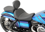 Asiento individual DRAG SPECIALTIES - Costuras suaves - Respaldo del conductor - FXD USE P-PADS 08030342,0353 0803-0555 