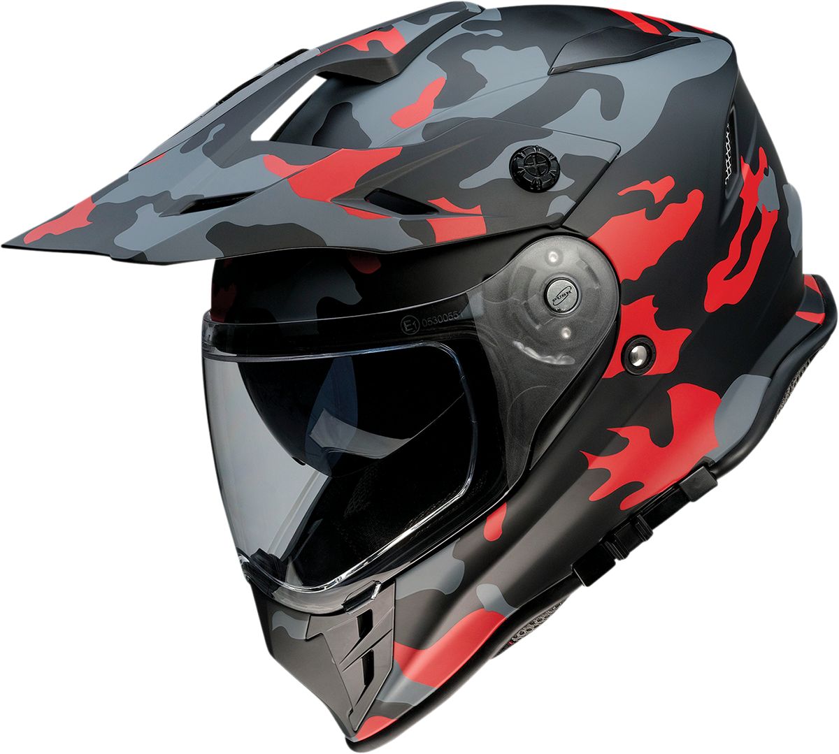 Casco de moto Z1R Range - Camuflaje - Rojo - Pequeño 0140-0094 