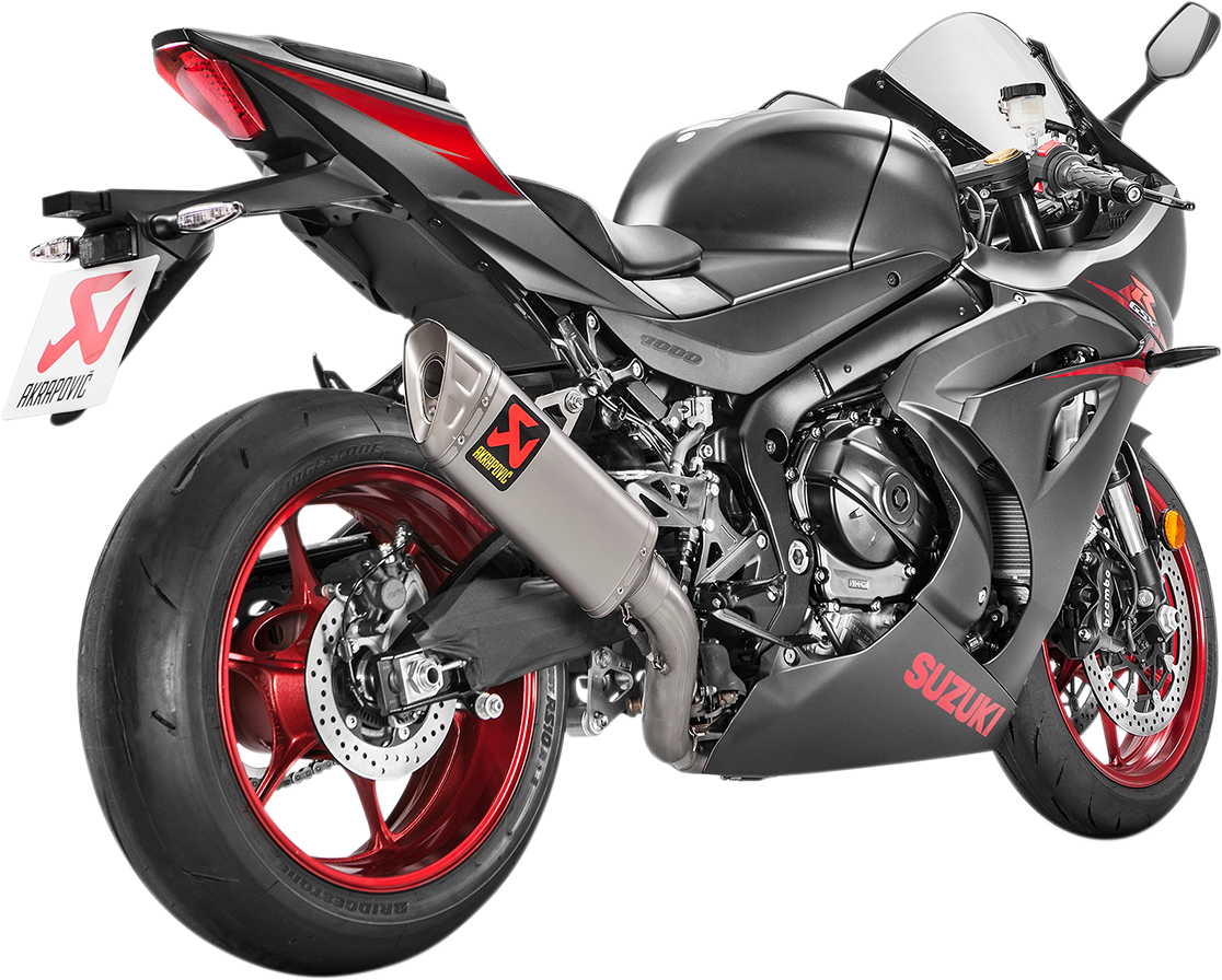 Akrapovic Exhaust Suzuki GSXR 1000 2017-2025, Race Muffler in