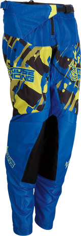 Pantalones Agroid para jóvenes MOOSE RACING - Azul/Alta visibilidad - 28 2903-2170