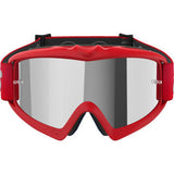 ALPINESTARS Goggles Youth Vision Goggles - Blaze - Red - Silver Mirror 5140425-3094