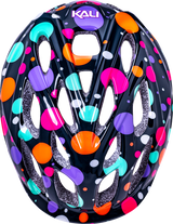 Casco de bicicleta infantil con iluminación KALI Chakra - Confeti - Verde azulado brillante - XS 0221022134 