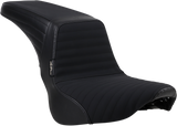 Asiento LE PERA Kickflip - Plisado con cinta de agarre - Negro - Softail '18-'21 LYB-590PTGP