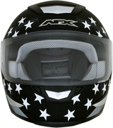 Casco de motocicleta AFX FX-99 - Bandera - Sigiloso - Mediano 0101-11357 