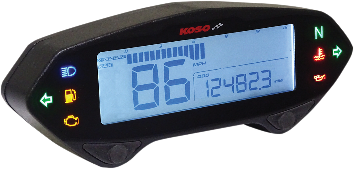 Medidor multifunción KOSO NORTH AMERICA DB-01RN - 4,72" L x 0,78" W x 1,81" H BA041000