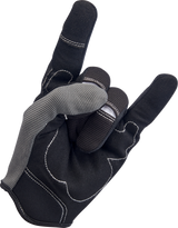 Guantes de moto BILTWELL - Gris/Negro - Pequeños 1501-1101-002 