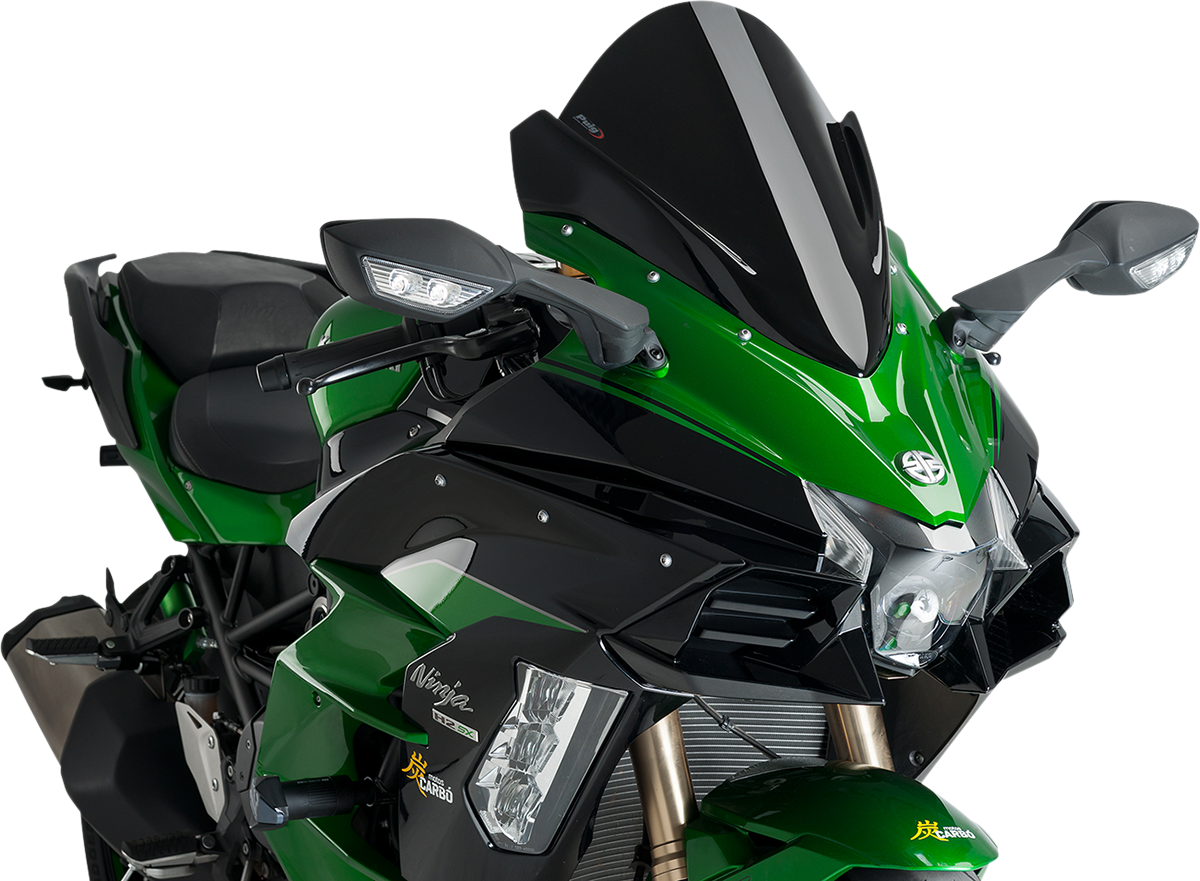 Cúpula Race PUIG HI-TECH PARTS - Negra - Kawasaki 9704N