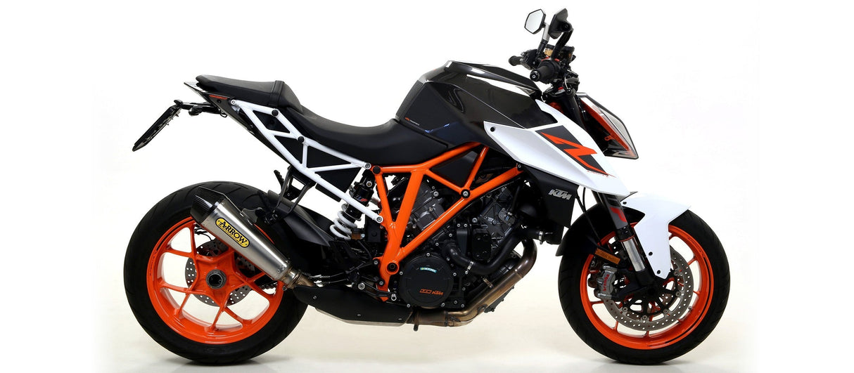 Silenciador Arrow KTM 1290 Super Duke 2014-2019 / SuperDuke GT 2022/2024 Nichrom X-Kone homologado con tapa de carbono para colectores originales 71820xki